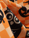 Abito swing anni '50 di Halloween con stampa di zucche e gufi e cintura 5