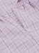Abito Lavanda Anni '50 a Quadri con Scollo All'americana e Schiena Scoperta e Pizzo Patchwork 6