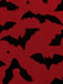 [Prevendita] Abito Rosso e Nero Anni '50 di Halloween in Tulle con Pipistrelli Scollo All'americana e Fiocco 5