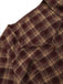 [Prevendita] Top Rosso a Quadri con Scollo a Diamante Cintura da Annodare e Peplo Anni '50