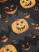Abito a zucca con maniche a sbuffo Halloween anni '50