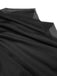 Cappotto trasparente patchwork di Halloween nero anni '30