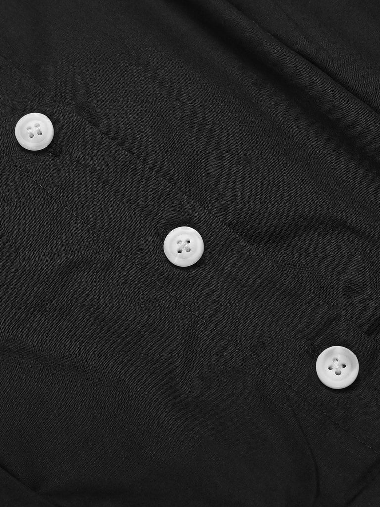 Abito in rete ragno con paillettes nero anni '50