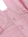 Abito a righe scollo all'americana rosa anni '60