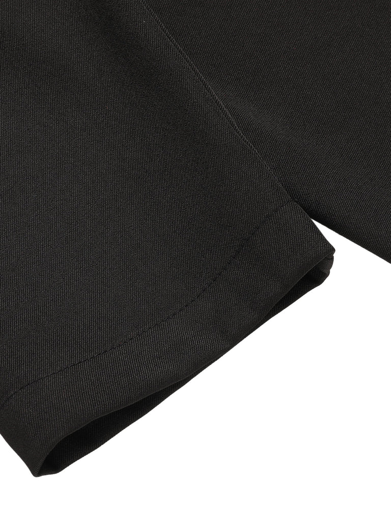 Abito con scollo a barca nero anni '60