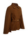 Cappotto con revers color cammello anni '40