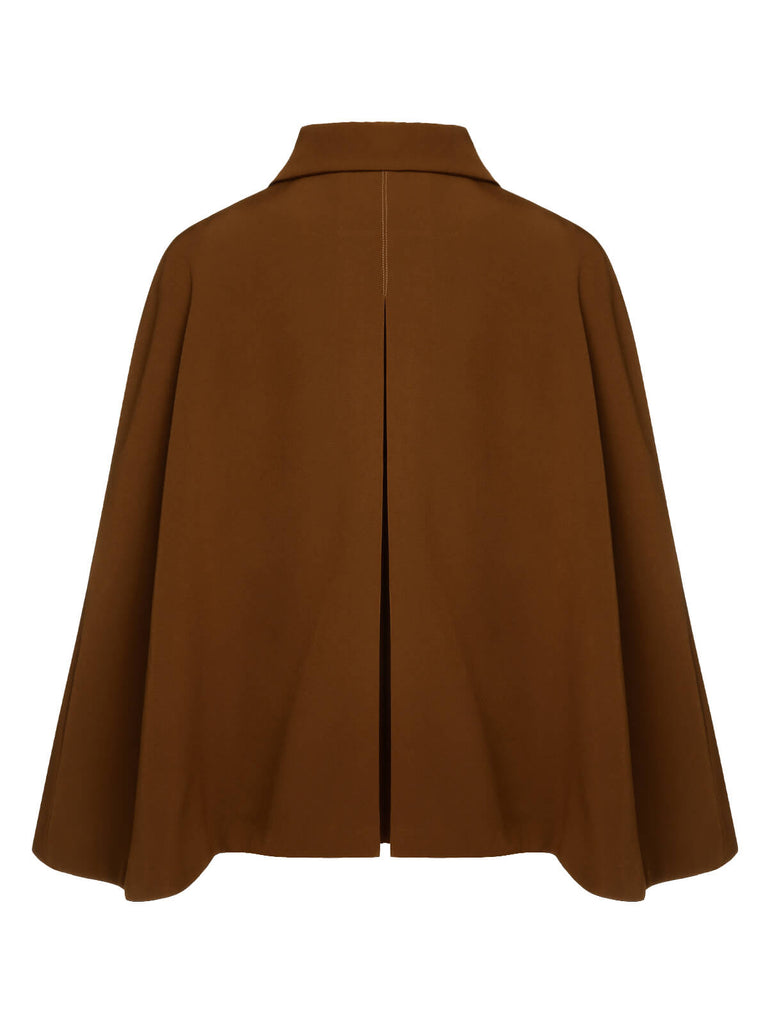 Cappotto con revers color cammello anni '40