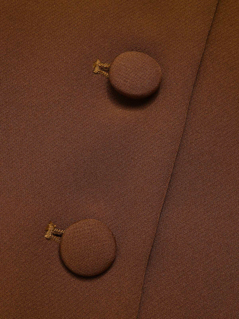 Cappotto con revers color cammello anni '40