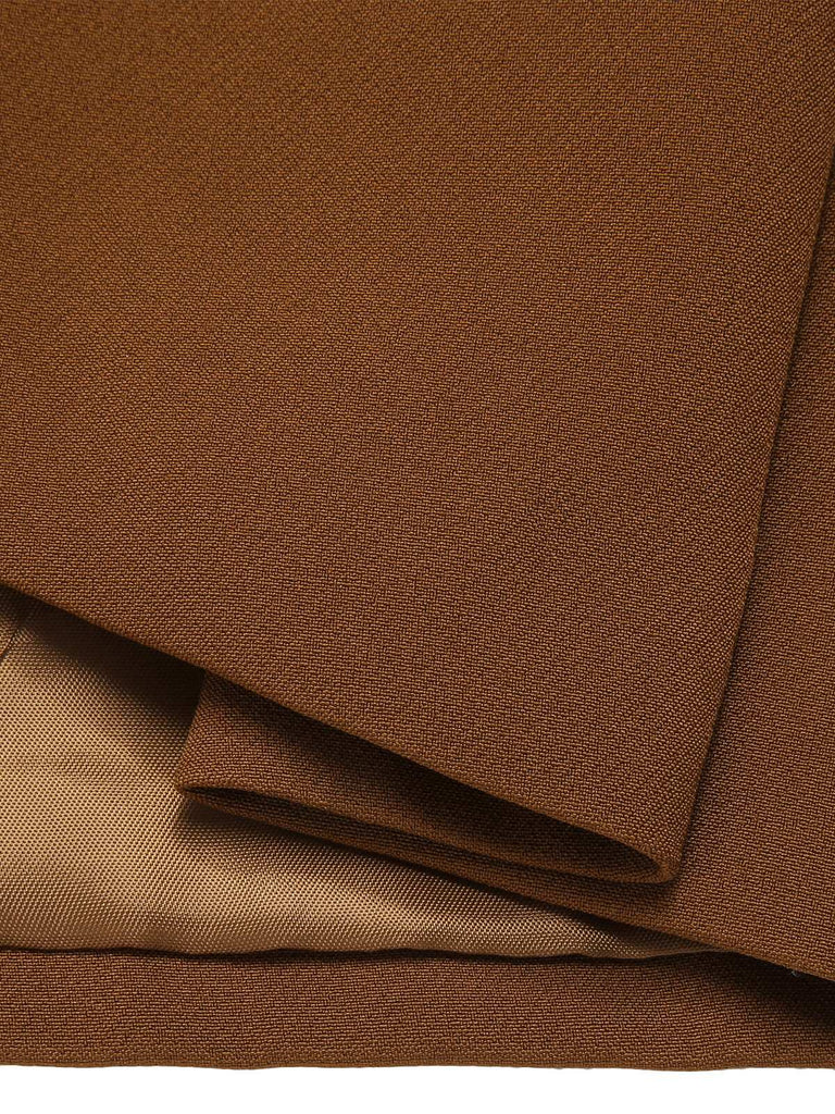Cappotto con revers color cammello anni '40