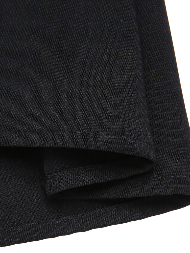Cappotto leopardato con revers nero anni '50