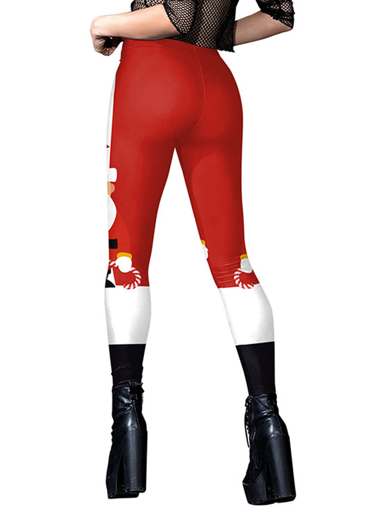 Leggings carini stampati natalizi anni '60