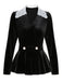 2PCS Top in velluto e gonna a sirena anni '30