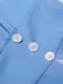 Abito con spalline sottili patchwork blu anni '50