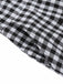 Tuta lunga plaid scollo all'americana nero anni '40