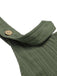 Tuta lunga ampia plissettato verde militare anni '30