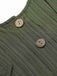Tuta lunga ampia plissettato verde militare anni '30