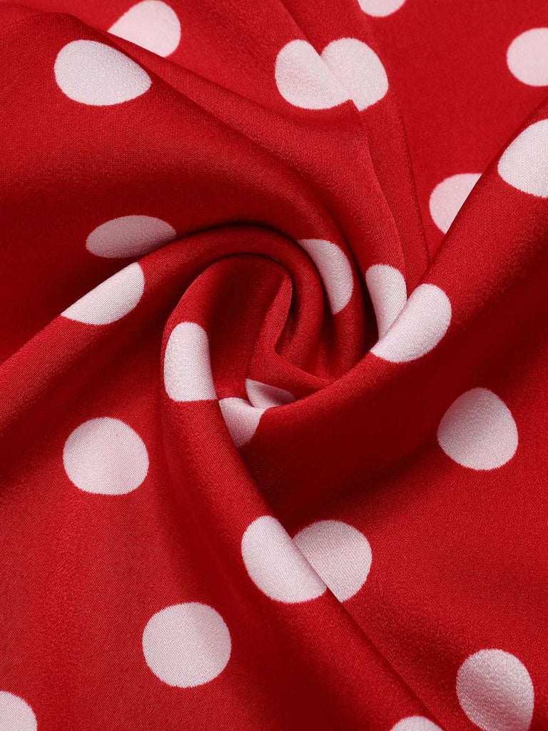 Tuta corta a pois con spalline sottili blu anni '60