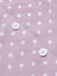 Camicetta con revers a pois color lavanda anni '40