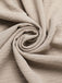Abito con scollo a V e bottoni beige anni '40