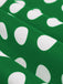 Abito a pois a maniche corte con patchwork anni '50