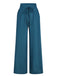Pantaloni larghi con elastico in vita anni '40