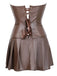 [Prevendita] 2PCS Corsetto e gonna a fascia in similpelle gotica anni '70