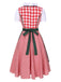 Abito bavarese dirndl per il carnevale dell'Oktoberfest anni '50
