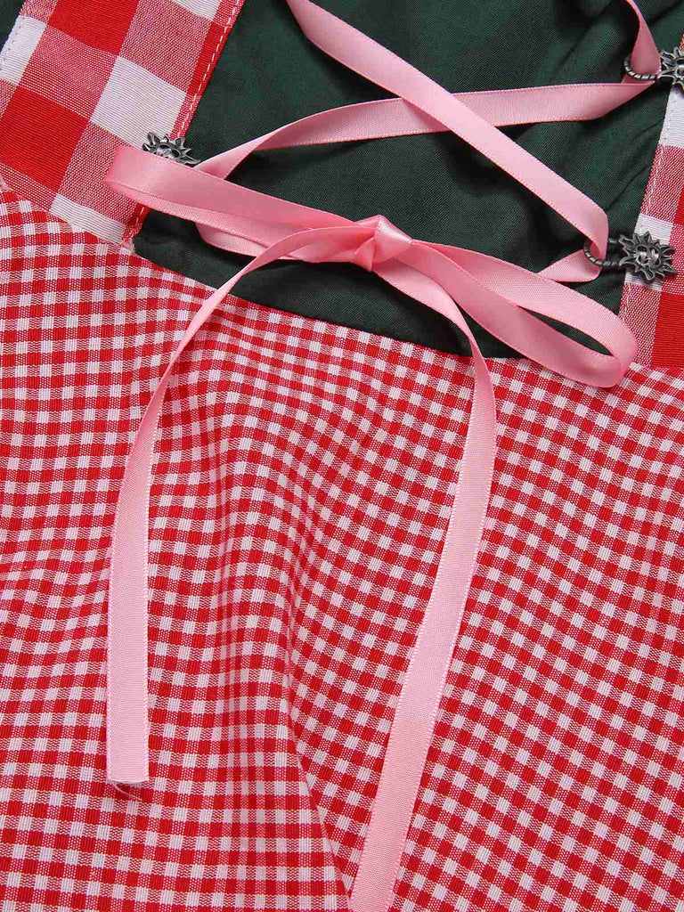 Abito bavarese dirndl per il carnevale dell'Oktoberfest anni '50