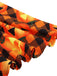 Abito patchwork con scollo a onda Halloween anni '50