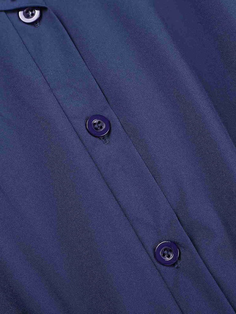 Abito camicia con maniche a cappuccio anni '40