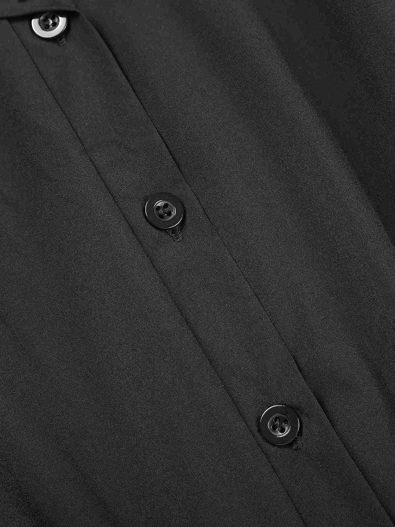 Abito camicia con maniche a cappuccio anni '40