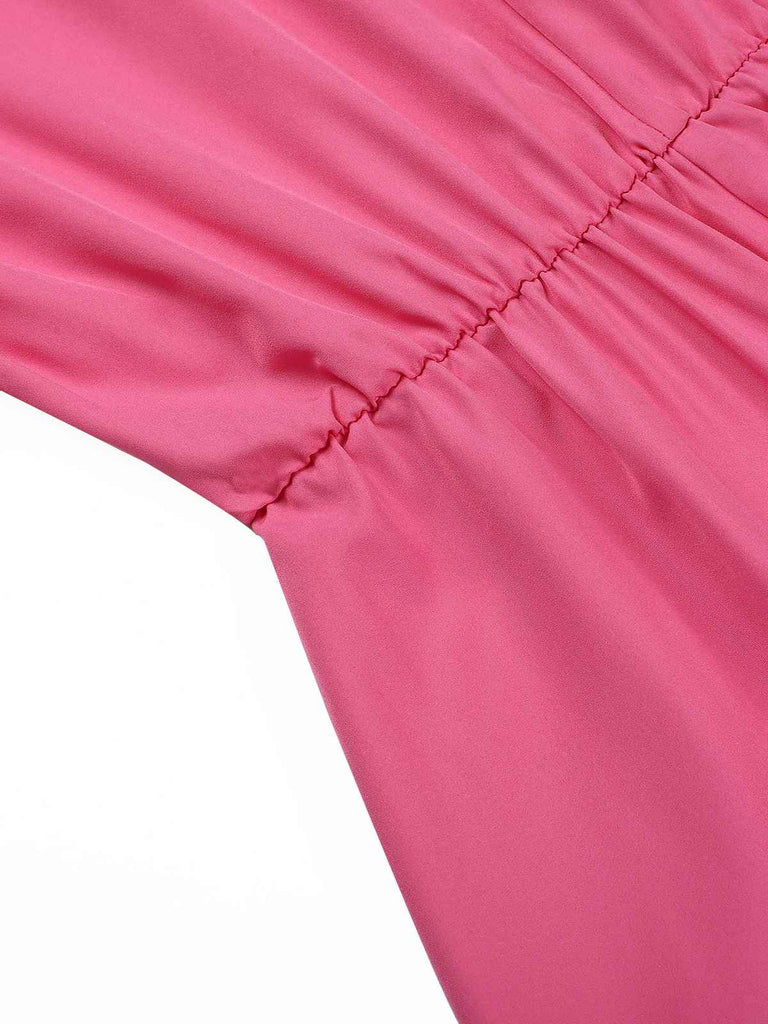 Abito camicia con maniche a cappuccio anni '40