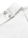 Blusa in raso con scollo tondo e maniche a sbuffo bianco anni '40