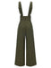 Pantaloni a quadri con bottoni grigio anni '40