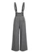 2PCS camicetta  maniche a sbuffo in raso e pantaloni anni '40