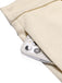 2PCS Canotta bottoni e pantaloni a gamba larga beige anni '60