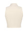 2PCS Canotta bottoni e pantaloni a gamba larga beige anni '60
