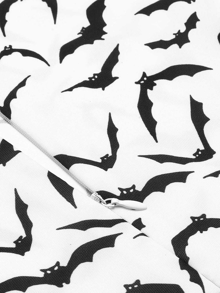 Abito a tubino pipistrello fiocco e revers nero anni '60