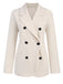 Blazer vintage a tinta unita con bottoni anni '40