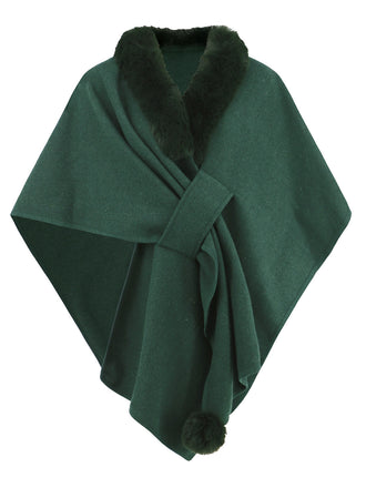 Cappotto a pipistrello in pelliccia anni '50