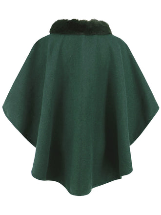 Cappotto a pipistrello in pelliccia anni '50