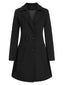 Cappotto skater doppiopetto con revers anni '50