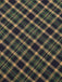 Tuta lunga plaid scollo a buco della serratura verde anni '30