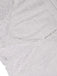 Abito in pizzo con scollo a V patchwork bianco anni '40