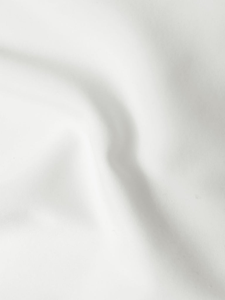 Camicetta con pois in rete e collo annodato bianco anni '40