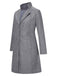 Cappotto con revers a collo alto anni '60