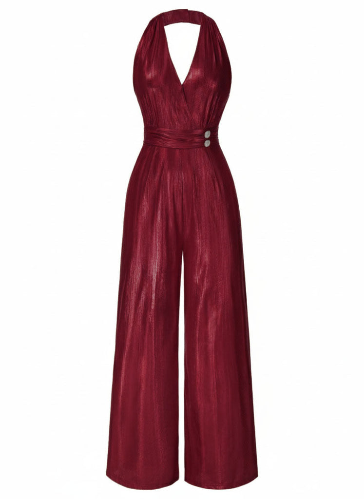 [Prevendita] Tuta lunga con scollo a V a omino di pan di zenzero anni '70