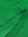 Abito natalizio a pois rosso e verde anni '50
