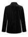 Cappotto in velluto con tasche e revers anni '30