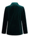 Cappotto in velluto con tasche e revers anni '30